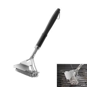 BBQ Grill Cleaning Tools for Grill Cooking Grates (Color: black, type: Kitchen Supplies)